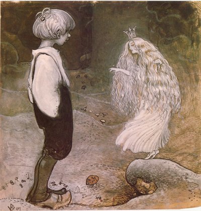 In quel momento fu trasformata per magia in una meravigliosa piccola fata da John Bauer